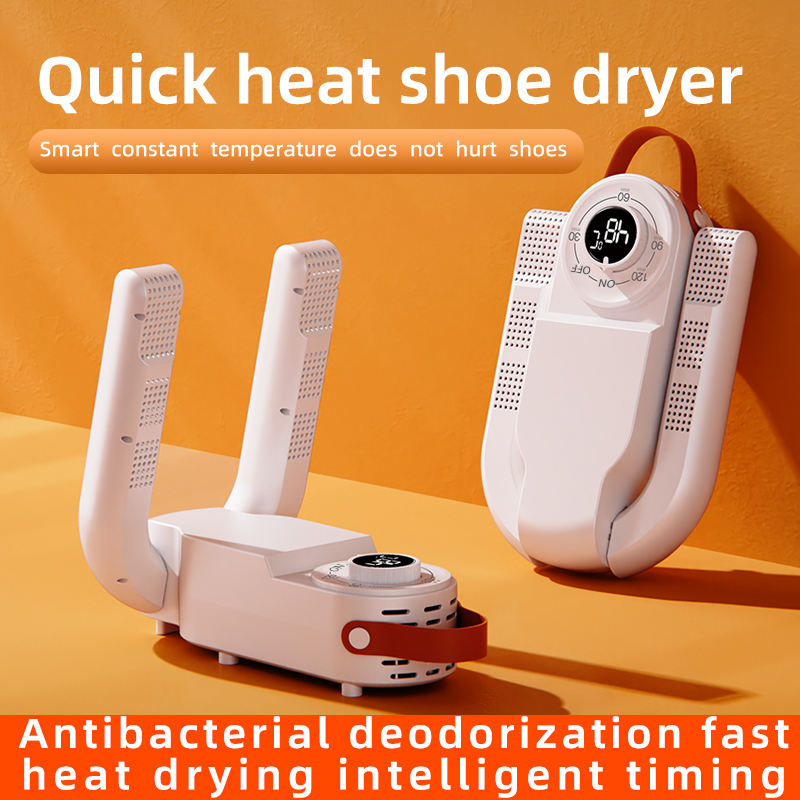 Portable Electric Shoe and Boot Dryer Multifunctional Fast Drying with UV Deodorizing Timing Features