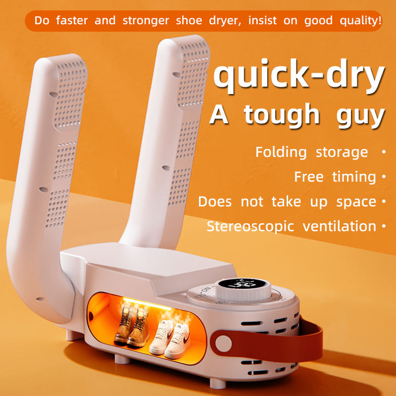 Portable Electric Shoe and Boot Dryer Multifunctional Fast Drying with UV Deodorizing Timing Features